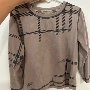 Burberry size 4y Long Sleeve Shirt
